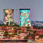 Soweto Towers Former powerplant, cooling tower, now is tower for BASE jumping. Situated in soweto, johannesburg. South Africa